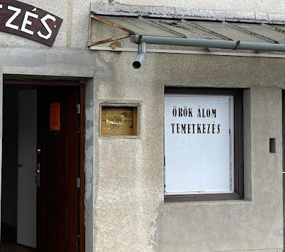 Örök Álom Temetkezés iroda épület homlokzata.
