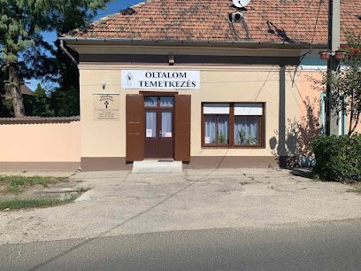 Oltalom Temetkezés temetkezési szolgáltató iroda épülete.