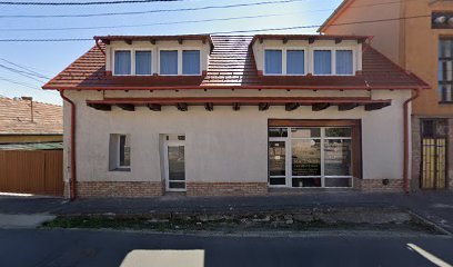 Temetkezési szolgáltató iroda épülete.