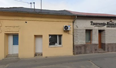 Temetkezési szolgáltató iroda épülete.