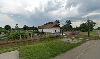 Temető épület és környezete, temetkezési szolgáltatások.